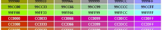 HTML Colors